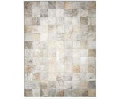 Vip Leather Nueva Alfombra de Piel de Vaca Patchwork. Diseno Exclusivo. Codigo Art 5800 (180 cm x 240 cm)