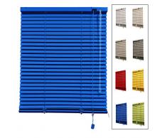 Decorestor Persianas Venecianas de Aluminio A TU Medida, Anchos de 36 a 240cm. Azul. Venecianas Aluminio, Cortinas venecianas