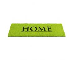 Siena Home 735344 Ruco Print - Felpudo (estera de coco, 26 x 75 cm), color lima