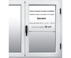 Estor enrollable a medida PREMIUM opaco con fijación SIN PERFORAR a ventana abatible o puerta (no permite paso de luz ni ver el exterior/interior). Estor opaco color crema. Medida 36cm x 120cm para ventanas abatibles y puertas.