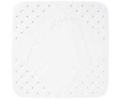 Ridder Plattfuà 672810-350 - Alfombrilla de Ducha Antideslizante (54 x 54 cm), Color Blanco