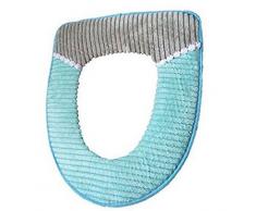 Lyuboov Cord asiento grueso de WC, asiento impermeable, peluche, caliente, cojín de inodoro acolchado