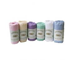 Confort Home M.T. Sabana bajera LISA (CAJIZ) ajustable ligeras 100% algodón verano (105_x_200_cm, VERDE)