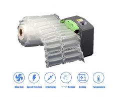 Air Cushion Machine máquina portátil de 12 m/min de velocidad de burbuja de aire máquina de hacer almohada de aire máquina de embalaje inflable máquina para tipos de película en varios anchos