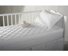 Pikolin Home PA200 - Protector de colchón acolchado para cuna, impermeable y transpirable, 60 x 120 cm
