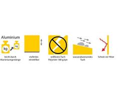 Persiana enrollable 1,4 x 2,3 m beige