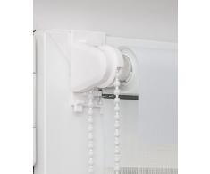 Blindecor Indus Estor Enrollable Doble Tejido Noche y Dia Easy Fix, Crema, 72 X 180 cm