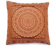 Fundas De Almohada Seda Decoración Asiática De Hecho A Mano 40 X40 cm