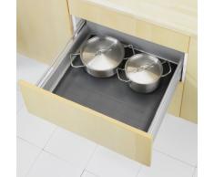 Wenko Esterilla Antideslizante Adaptable, Etilvinilacetato, Negro, 150x50x3 cm