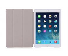 iPad aire 2 - transparente de la contraportada caso + - almohada of polen [despertador automático/función del sueño] [Ultra delgado] [ligero]