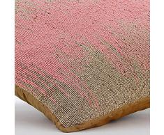 Rosado Fundas De Cojines, Con Cuentas Ombre Arte Deco fundas de almohada 50x50 cm, Arte Deco Fundas De Almohada Decorativa De Tiro, Sedala Seda Cubierta De Almohadas - Pink Phenomena
