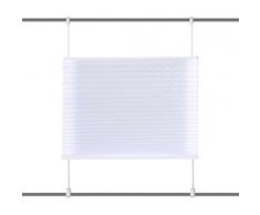 Home Fashion 94410-701 Estor Plisado Up and Down, decoración-Mirada de Seda Uni, 130 x 40 cm