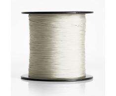 Cuerda para plisado, Rolloworld – Estor, 0,8 mm ajustable Cuerda plisado cuerda accesorios, gris, 50 m