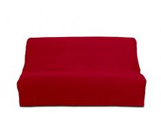 Funda sofá-cama de algodón PANAMA roja
