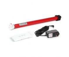 Batería inalámbrica Tubular enrollables Kit de Motor eléctrico motorizado con mando a distancia para estor, 25 mm persianas motor para tubo de 1,5 pulgadas