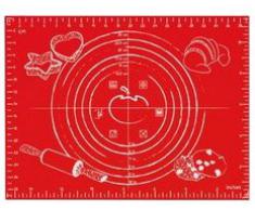 mastrad F50110 - Alfombrilla para reposterÃ­a, Color Rojo