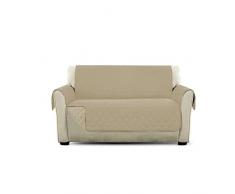 PETCUTE Fundas de Sofa Protector de sofá Dos plazas Beige 2 plazas Cubre Sofa Protector para Mascotas