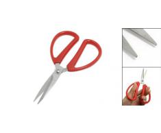 Home Kitchen rojo mango de plástico tijeras de costura Sew de funda de edredón de corte 140 mm Longitud