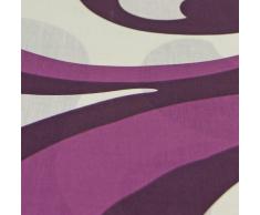Juego de funda nórdica y funda de almohada, de algodón, diseño moderno y contemporáneo, mezcla de algodón, morado, funda de edredón doble King size