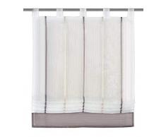 Home Fashion 79187-860 - Cortinas con Trabillas, 150 x 120 cm, Color marrón