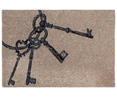 ESSCHERT DESIGN - Felpudo (fibra de coco), diseño de llaves