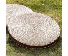 Dibor - French Style Accessories For The Home Natural de Junco Trenzado Tejido Hierba cojín de Suelo
