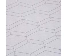 AmazonBasics - Juego de cama de franela con funda nórdica - 230 x 220 cm/50 x 80 cm x 2, Gris geo