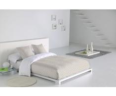 SABANALIA - Funda Nórdica Niza (Disponible en Varios tamaños) - Cama 180, Blanco