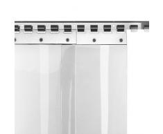 Cortina de láminas de PVC (policloruro de vinilo), resistente al frío hasta -35 °C, cortina de láminas, varios tamaños