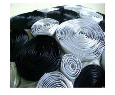 Black Rose - Decorativa Funda de Cojin 40 x 40 cm, Square Negro Seda Satén Bordado de La Cinta