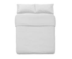 DHestia HostelerÃa - Funda Nórdica para Edredón Blanca Hotel 50% Algodón 50% Poliéster (300x240 cm - Cama 200)