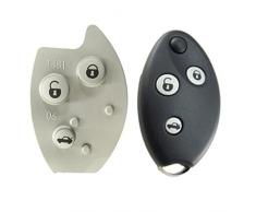 GOZAR 3 Botones Flip Goma Botón Cojín Se Adapta Remote Key para El C5 De Citroen Xsara
