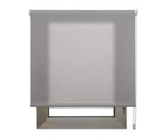 Decorestor Estor Translucido Premium A TU Medida, Desde 40 a 280 cm de Ancho. Permite Paso de Mucha luz y conserva tu intimidad. Color Gris. Estores traslucidos de Calidad para Ventanas y Puertas.