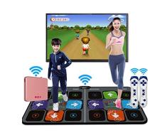 Alfombra de baile Doble, Máquina De Juego Somatosensorial Calidad HD, Modo De Anime En 3D, Descargas Ilimitadas De Canciones Y Juegos, Casa Educación para Padres E Hijos Regalo