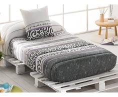 Tejidos JVR - Edredón Ajustable Minos Cama 90 - Color Malva
