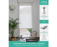 madecostore - Estor enrollable para persiana, motorizado – 4 x altura
