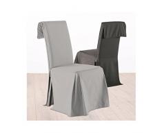 Funda para silla ajustable en altura - 100% algodón - Color GRIS