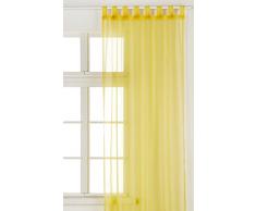 Splendid Diana - Cortina de confección con Trabillas Ocultas (140 x 245 cm), Color Amarillo