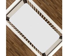 Alvi - Protector de colchón impermeable cuna - 70x140 cm - Certificado Oeko-Tex sin sustancias nocivas, 100% algodón, interior de PU transpirable y antihumedad