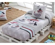 Tejidos JVR LaNovenaNube - Edredón Ajustable Pirate Cama 90