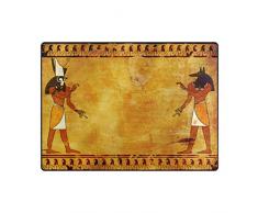 Use7 Alfombra egipcia Vintage para Sala de Estar o Dormitorio, Tela, 160cm x 122cm(5.3 x 4 Feet)