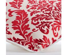 Cayena Roja Fundas De Almohada, Modelo Rojo Del Damasco fundas de almohada 50x50 cm, Contemporáneo Cubierta De Almohadas, Terciopelo De La Quemadura Funda De Almohada - Cayenne Red Damask
