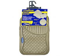Goodyear GOD9022 Alfombra de Goma, 4 Piezas, Beige