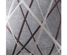 MIULEE Fundas de cojín para sofá Gamuza Sintética Almohada Caso de Diseño Geométrico Decorativas Fundas Cojines 17.5x17.5inch 44.5x44.5cm 2 Pieza Helado Gris