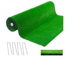 emmevi Césped sintético 2 x 3 metros grosor 7 mm 100% Made in Italy calpestabile sintética Hierba alfombra Manto Jardín Exterior Interior