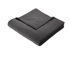 biederlack 501189 - Manta, 150 x 200 cm, 7% algodón y 86% dralon, Color Gris