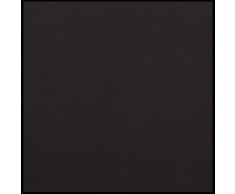 Staboos - Funda Universal para Silla de 96% algodón, fácil de Limpiar y no Necesita Planchado, algodón, Negro, 6 Unidades