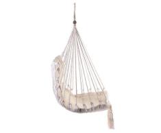 KUQIQI Hamaca portátil Cubierta Cama Colgante al Aire Libre de la Cuerda de algodón de la Borla de Lienzo hamacas oscilación Silla de jardín Hamaca Colgante Silla del Asiento, Hamacas (Color : 1pc)