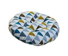 Morbuy Ronda Cojín de Asiento Tatami, Estilo Nórdico ImpresiÓN Suave Cojín de Asiento Almohadas de Piso Silla de Redonda para Oficina Coche Decoración para El Hogar