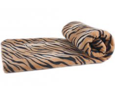 Manta de lana de lujo Tigre tamaño: 140 x 190 cm, calidad 220 g / m²